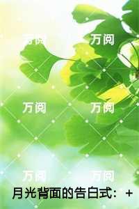 月光背面的告白式：安声宋雯